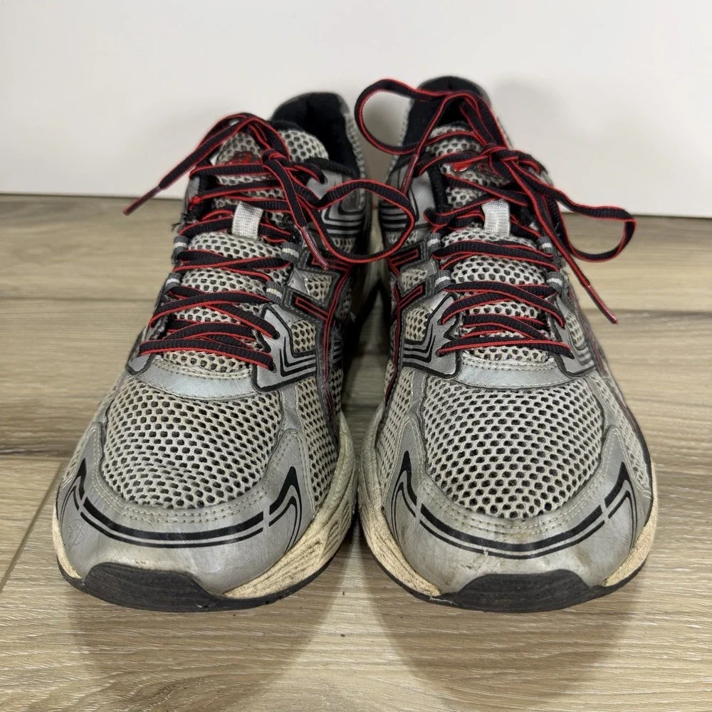 Asics Mens Gel Equation Running Shoes Size 11 4E T3F2N Gray/Red